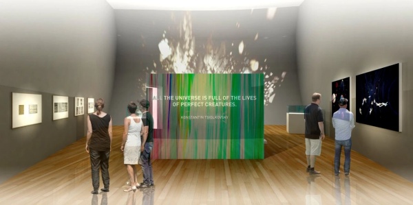 宇宙藝術(shù)主題展廳概念設(shè)計方案