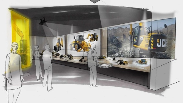 工程機械企業(yè)展廳設計案例