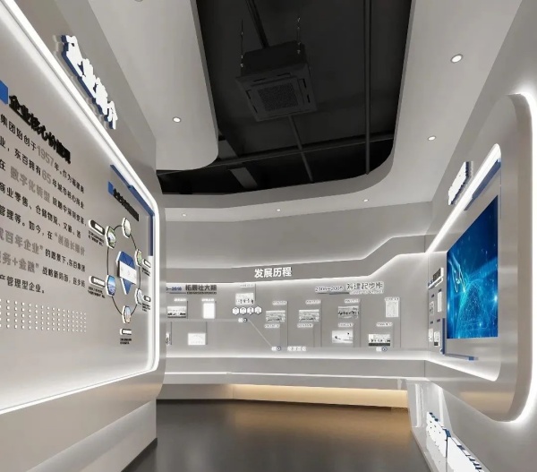 機(jī)械企業(yè)辦公展廳設(shè)計(jì)