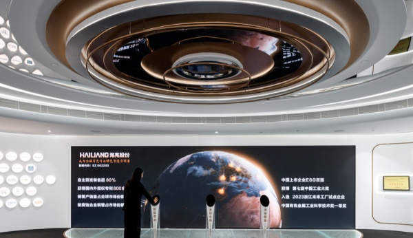 展廳序廳的“互動開關”，開啟沉浸式體驗序章