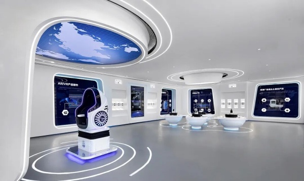 科技感企業展廳設計