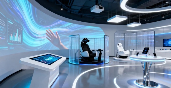 智能硬件企業展廳設計怎么做才能凸顯科技先鋒感？